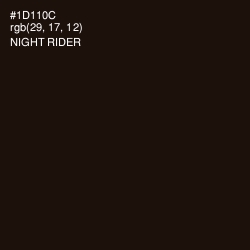 #1D110C - Night Rider Color Image